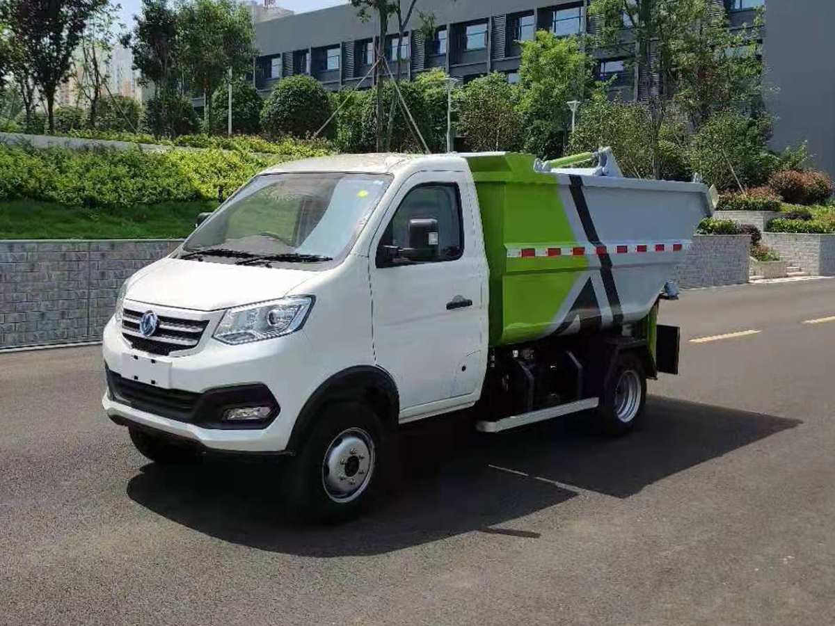 東風純電動自裝卸垃圾車